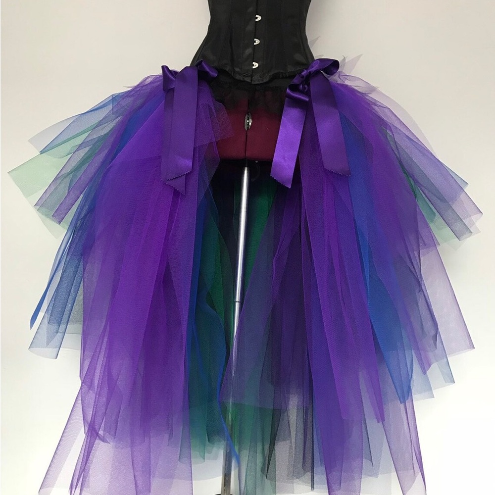 Carnival Mardi Gras Peacock skirt, very beautiful size XS-S